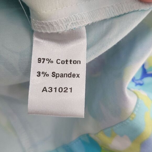 3 For$20 Appleseeds Petite Jacket Blue/Green Floral Print size 8P - Picture 3 of 8